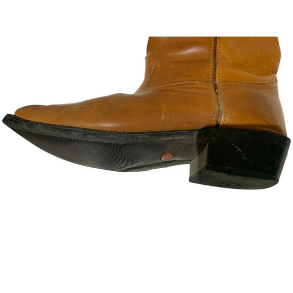 VTG MENS DURANGO COWBOY BROWN BOOTS SIZE 11 D - Picture 7 of 10